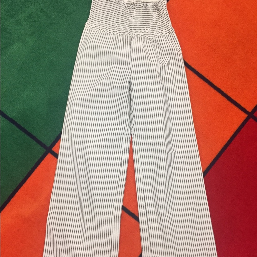 Stripped Linen Pants